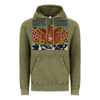 Vintage Olive red angus leopard Vintage Hoodie - JahusDesignShop