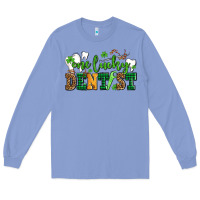 Colony Blue st patricks day one lucky dentist Long Sleeve Tee - AdoDesignShop