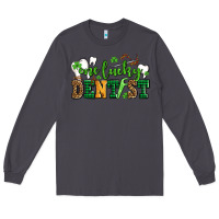 Smoke st patricks day one lucky dentist Long Sleeve Tee - AdoDesignShop