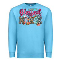 Ocean Blue blessed nurse Premium Sweatshirt - NancyCooperArtShop