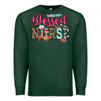 Sports Green blessed nurse Premium Sweatshirt - NancyCooperArtShop