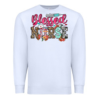 White blessed nurse Premium Sweatshirt - NancyCooperArtShop