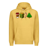 Antique Gold christmas items Premium Hoodie - LillyAllenDesigns