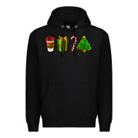 Black christmas items Premium Hoodie - LillyAllenDesigns