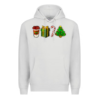 Dove Grey christmas items Premium Hoodie - LillyAllenDesigns