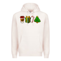 Pale Pink christmas items Premium Hoodie - LillyAllenDesigns