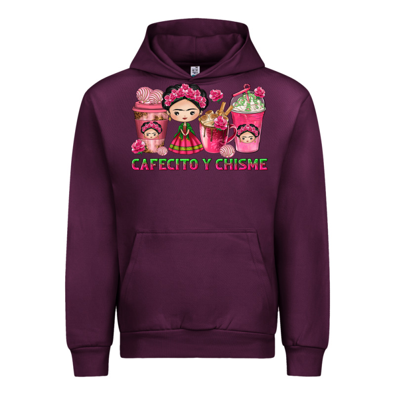 Cafecito Y Chisme Coffee Cups Urban Hoodie by texasbilliewilder | Teevron