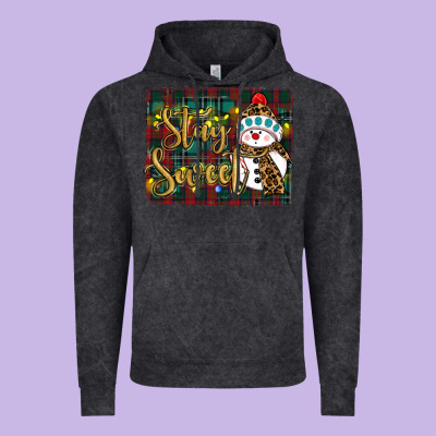 Christmas Stay Sweet Vintage Hoodie Designed By Ranaportraitstore