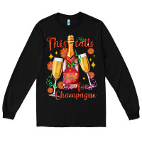 Black this calls for champagne Long Sleeve Tee - AdoDesignShop