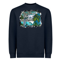 Navy summer vibes Heavyweight Sweatshirt - SublimationCraftShop