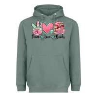 Sage peace love books Heavyweight Hoodie - MaliasSmallBusiness