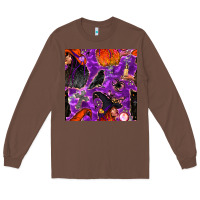 Chestnut halloween witch seamless pattern Long Sleeve Tee - BundleAndBundleShop