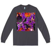 Smoke halloween witch seamless pattern Long Sleeve Tee - BundleAndBundleShop