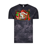 Cloud Black joy santa gnomes Vintage Tee - FaDigitalArtStudio