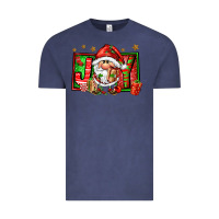 Vintage Denim joy santa gnomes Vintage Tee - FaDigitalArtStudio