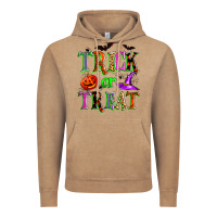 Vintage Coffee trick or treat Vintage Hoodie - Zillion Design Studio