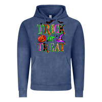 Vintage Denim trick or treat Vintage Hoodie - Zillion Design Studio