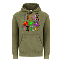 Vintage Olive trick or treat Vintage Hoodie - Zillion Design Studio