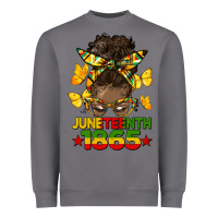 Storm juneteenth 1865 afro bun Heavyweight Sweatshirt - HRA Design Shop