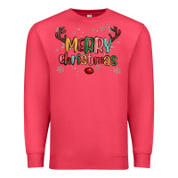 Cardinal merry christmas raindeerr Premium Sweatshirt - MaliasSmallBusiness