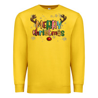 Lemon merry christmas raindeerr Premium Sweatshirt - MaliasSmallBusiness
