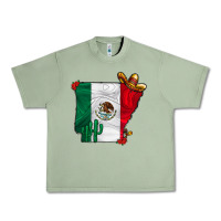Oil Green mexica oklahama Urban Heavy Tee - CowhideDigitalArt