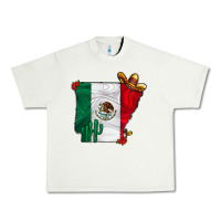 Pistachio mexica oklahama Urban Heavy Tee - CowhideDigitalArt