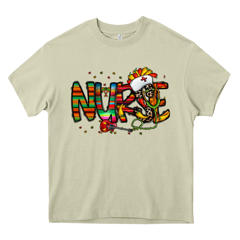 Nurse Taco Mexico Heavy Core Tee by CowhideDigitalArt | Teevron
