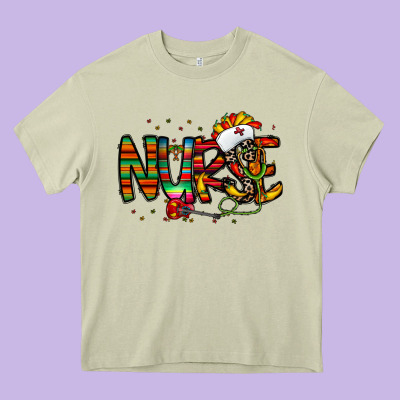 Nurse Taco Mexico Heavy Core Tee Designed By Cowhidedigitalart