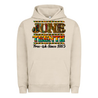 Pigment French Oak juneteenth free ish since 1965 Urban Hoodie - NancyCooperArtShop