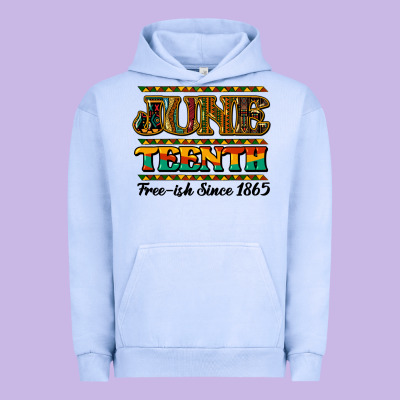Juneteenth Free Ish Since 1965 Urban Hoodie Designed By Nancycooperartshop