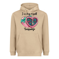 Mushroom i can buy myself turquoise Heavyweight Hoodie - MaliasSmallBusiness