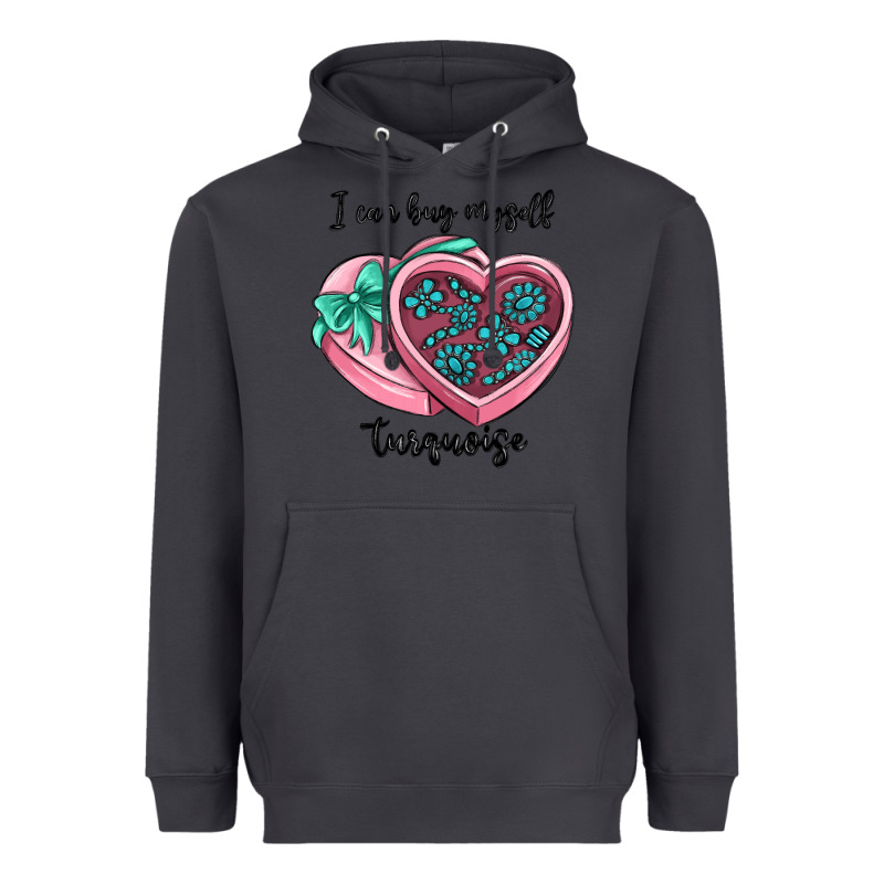 I Can Buy Myself Turquoise Heavyweight Hoodie by MaliasSmallBusiness | Teevron
