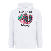 White i can buy myself turquoise Heavyweight Hoodie - MaliasSmallBusiness