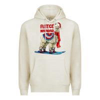 Oatmeal Heather Fleece Navidad Alpaca Premium Hoodie - LillyAllenDesigns