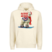 Sandshell Fleece Navidad Alpaca Premium Hoodie - LillyAllenDesigns