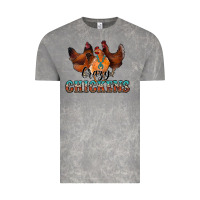 Cloud Rock crazychickens Vintage Tee - CowhideDigitalArt