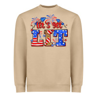 Mushroom Let's get lit 4th of July Heavyweight Sweatshirt - Neo Western