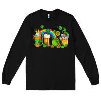 Black st patricks coffee Long Sleeve Tee - AdoDesignShop