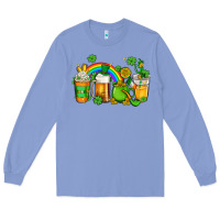 Colony Blue st patricks coffee Long Sleeve Tee - AdoDesignShop