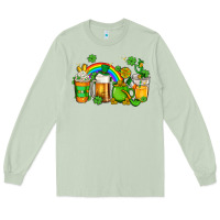 Matcha st patricks coffee Long Sleeve Tee - AdoDesignShop