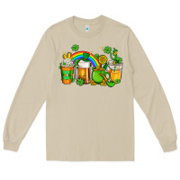 Mushroom st patricks coffee Long Sleeve Tee - AdoDesignShop