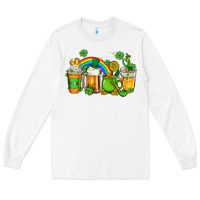 White st patricks coffee Long Sleeve Tee - AdoDesignShop