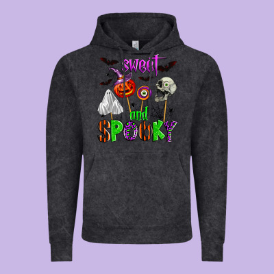 Sweet And Spooky Vintage Hoodie Designed By Zillion Design Studio