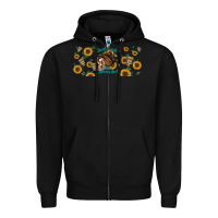 Black dead inside but caffeinated momlife Zipper Hoodie - Jasminsmagicworld