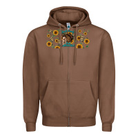 Chestnut dead inside but caffeinated momlife Zipper Hoodie - Jasminsmagicworld