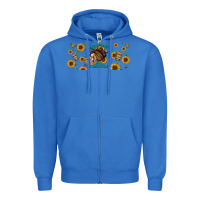 True Royal dead inside but caffeinated momlife Zipper Hoodie - Jasminsmagicworld