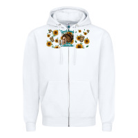 White dead inside but caffeinated momlife Zipper Hoodie - Jasminsmagicworld