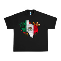 Black mexica texas Urban Heavy Tee - CowhideDigitalArt