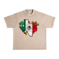French Oak mexica texas Urban Heavy Tee - CowhideDigitalArt
